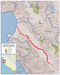 Appendix B shows federally listed species