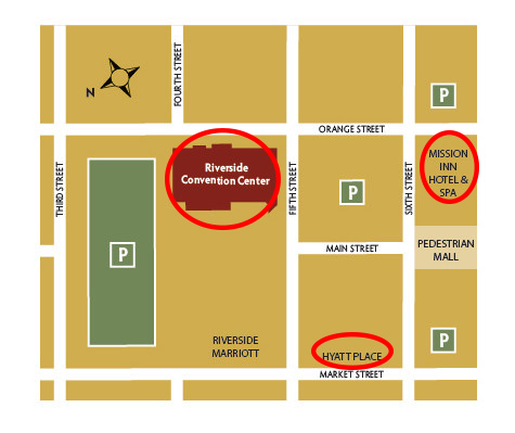 Riverside Convention Center 2019 Symposium Detail Map