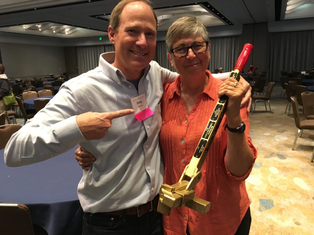 2018 Symposium Doug Johnson and Sue Hubbard Golden Weed Wrench 2018 ...