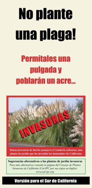 Don't Plant a Pest Southern California Spanish Brochure